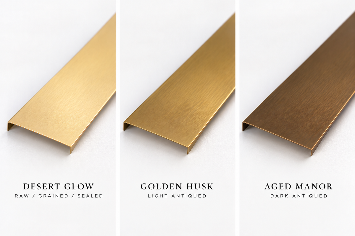 Solid Brass Flooring Transition