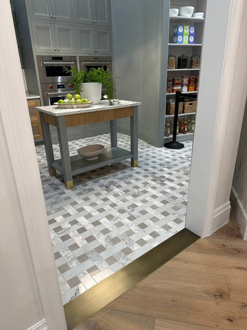 Solid Brass Flooring Transition