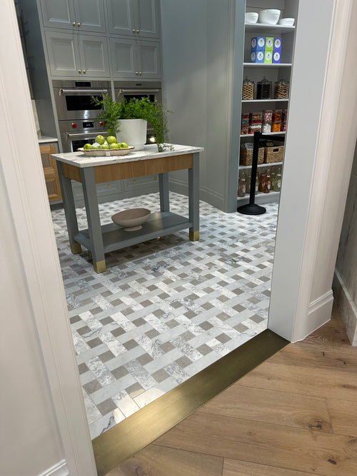 Solid Brass Flooring Transition