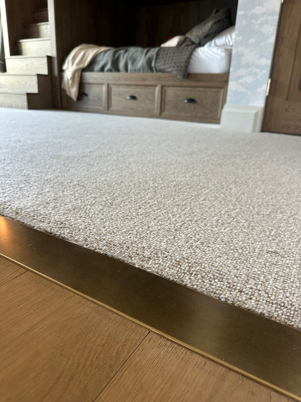 Solid Brass Flooring Transition